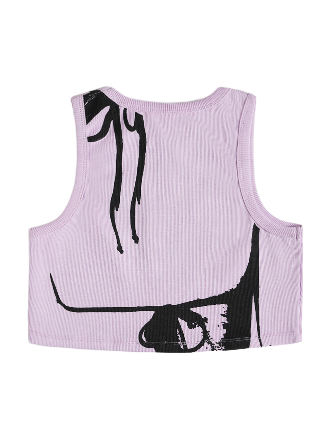 LAVENDER BIKINI CROP TOP