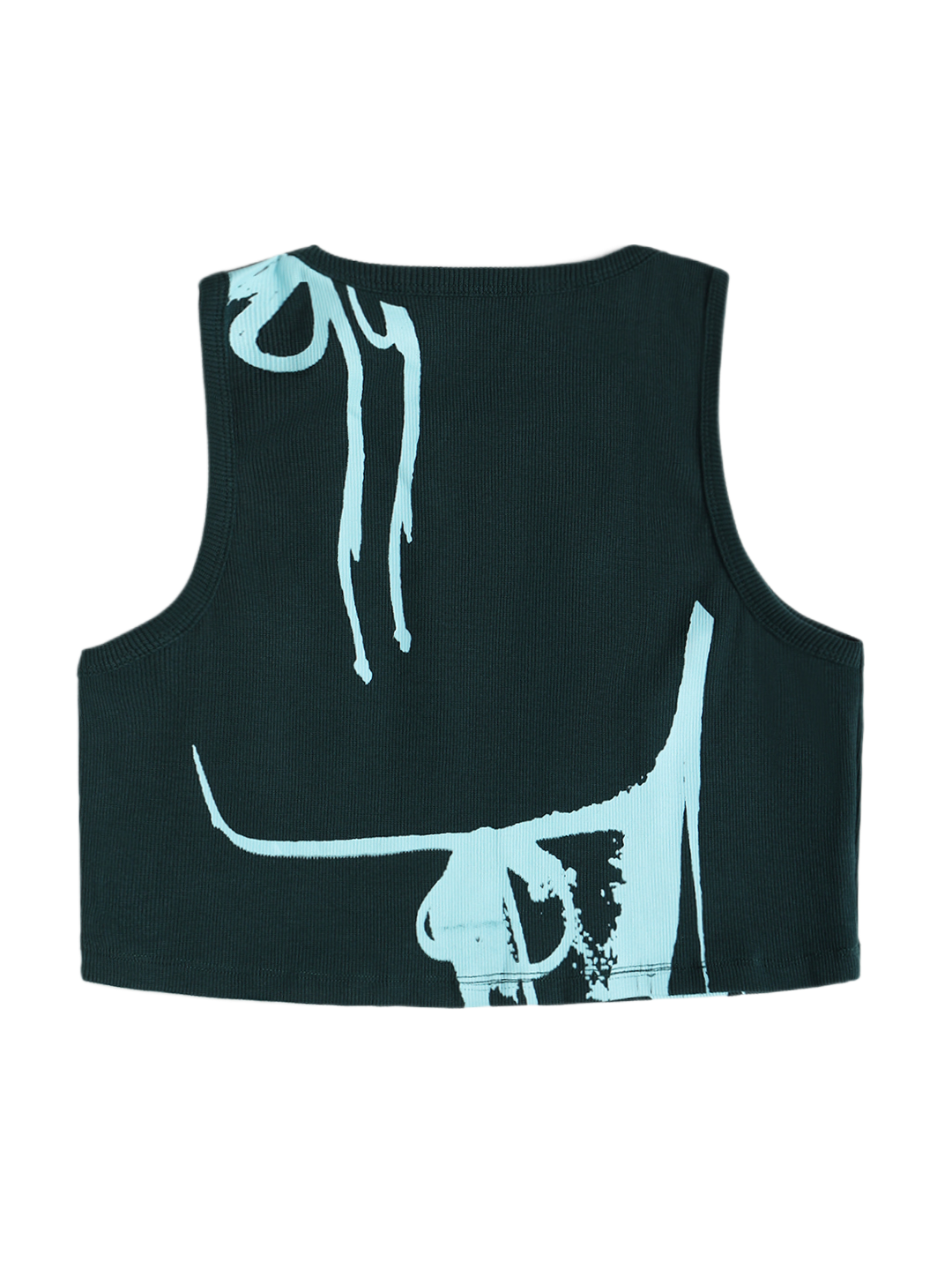 GREEN BIKINI CROP TOP