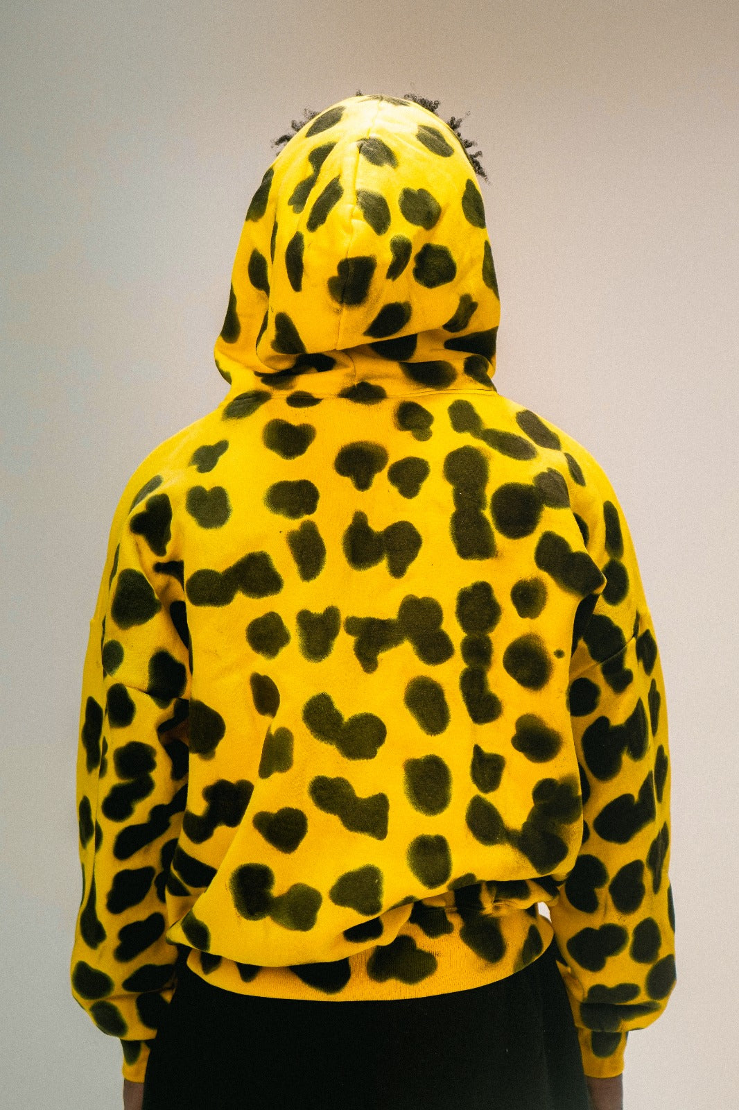 1/1 Yellow Cheetah Print Zipper