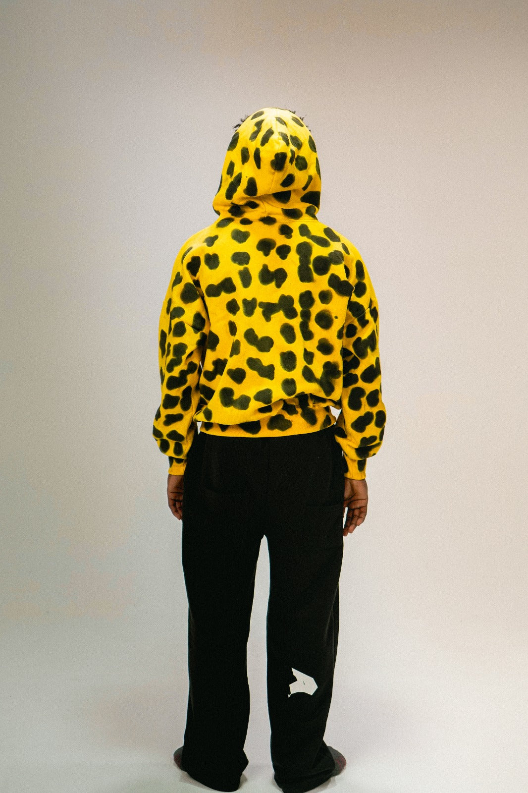 1/1 Yellow Cheetah Print Zipper